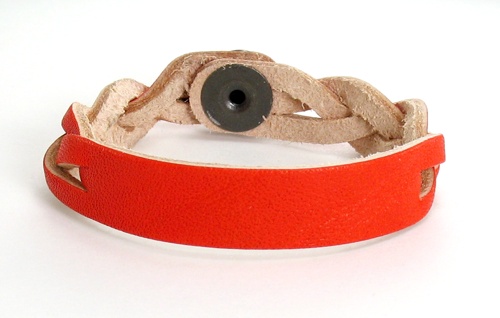 Personalized Name Bracelet - Orange ID