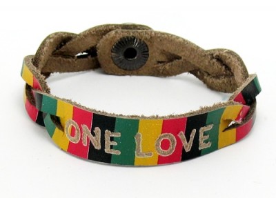 Phrase on Rasta ID Personalized Name Bracelet